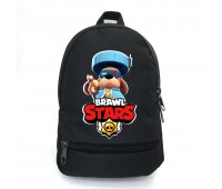 Рюкзак BIG Бравл Старс Генерал Гавс School Bag (BS -016) черный (43 х 30 х 17 см)
