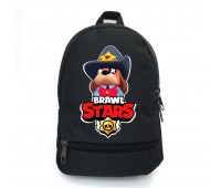 Рюкзак BIG Бравл Старс Генерал Гавс School Bag (BS -017) черный (43 х 30 х 17 см)