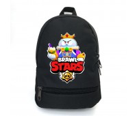 Рюкзак BIG Бравл Старс Лу School Bag (BS -043) черный (43 х 30 х 17 см)