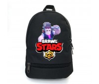Рюкзак BIG Бравл Старс Френк School Bag (BS -048) черный (43 х 30 х 17 см)