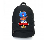 Рюкзак BIG Бравл Старс Эльбраун School Bag (BS -053) черный (43 х 30 х 17 см)