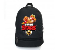 Рюкзак BIG Бравл Старс Эльпримо School Bag (BS -055) черный (43 х 30 х 17 см)