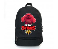 Рюкзак BIG Бравл Старс Медведь School Bag (BS -066) черный (43 х 30 х 17 см)