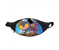 Поясная сумка бананка Эй Арнольд (GB- Hey Arnold 08) Gear Bag черная