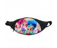 Поясная сумка бананка Шиммер и Шайн (GB- Shimmer & Shine 06) Gear Bag черная