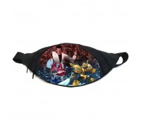 Поясная сумка бананка Трансформеры (GB- Transformers 03) Gear Bag черная