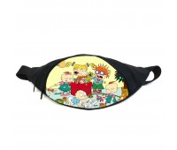 Поясная сумка бананка Ох уж эти детки (GB- Rugrats 05) Gear Bag черная