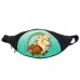 Поясная сумка бананка Крутые бобры (GB- the angry beavers 02) Gear Bag черная