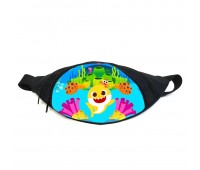 Поясная сумка бананка Акуленок Беби шарк (GB- Baby Shark 01) Gear Bag черная Поясная сумка бананка Акуленок Беби шарк (GB- Baby Shark 01) Gear Bag черная