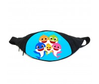 Поясная сумка бананка Акуленок Беби шарк (GB- Baby Shark 03) Gear Bag черная Поясная сумка бананка Акуленок Беби шарк (GB- Baby Shark 03) Gear Bag черная