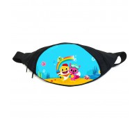 Поясная сумка бананка Акуленок Беби шарк (GB- Baby Shark 04) Gear Bag черная Поясная сумка бананка Акуленок Беби шарк (GB- Baby Shark 04) Gear Bag черная