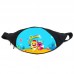 Поясная сумка бананка Акуленок Беби шарк (GB- Baby Shark 04) Gear Bag черная