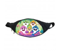 Поясная сумка бананка Акуленок Беби шарк (GB- Baby Shark 05) Gear Bag черная Поясная сумка бананка Акуленок Беби шарк (GB- Baby Shark 05) Gear Bag черная