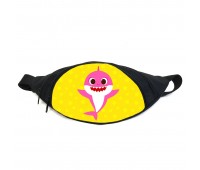 Поясная сумка бананка Акуленок Беби шарк (GB- Baby Shark 06) Gear Bag черная Поясная сумка бананка Акуленок Беби шарк (GB- Baby Shark 06) Gear Bag черная