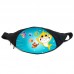 Поясная сумка бананка Акуленок Беби шарк (GB- Baby Shark 07) Gear Bag черная