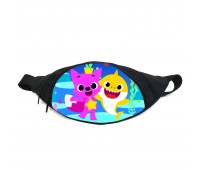 Поясная сумка бананка Акуленок Беби шарк (GB- Baby Shark 08) Gear Bag черная Поясная сумка бананка Акуленок Беби шарк (GB- Baby Shark 08) Gear Bag черная