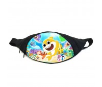 Поясная сумка бананка Акуленок Беби шарк (GB- Baby Shark 011) Gear Bag черная Поясная сумка бананка Акуленок Беби шарк (GB- Baby Shark 011) Gear Bag черная