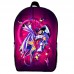 Рюкзак Адский Босс (School Gear bag Helluva Boss 02) черный, 39 х 27 х 14 см