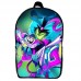 Рюкзак Адский Босс (School Gear bag Helluva Boss 05) черный, 39 х 27 х 14 см