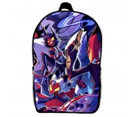 Рюкзак Пекельний Бос (School Gear bag Helluva Boss 09) чорний, 39 х 27 х 14 см