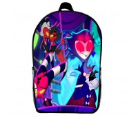 Рюкзак Пекельний Бос (School Gear bag Helluva Boss 010) чорний, 39 х 27 х 14 см