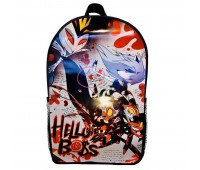 Рюкзак Пекельний Бос (School Gear bag Helluva Boss 011) чорний, 39 х 27 х 14 см