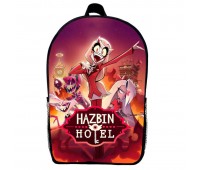 Рюкзак Готель Хазбін (School Gear bag Hazbin Hotel 03) чорний, 39 х 27 х 14 см