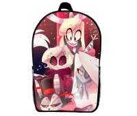 Рюкзак Готель Хазбін (School Gear bag Hazbin Hotel 05) чорний, 39 х 27 х 14 см