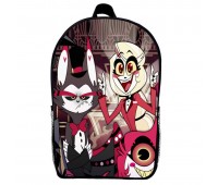 Рюкзак Готель Хазбін (School Gear bag Hazbin Hotel 07) чорний, 39 х 27 х 14 см