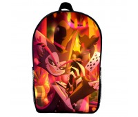 Рюкзак Готель Хазбін (School Gear bag Hazbin Hotel 08) чорний, 39 х 27 х 14 см