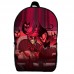 Рюкзак Готель Хазбін (School Gear bag Hazbin Hotel 09) чорний, 39 х 27 х 14 см