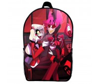 Рюкзак Готель Хазбін (School Gear bag Hazbin Hotel 014) чорний, 39 х 27 х 14 см