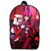 Рюкзак Отель Хазбин (School Gear bag Hazbin Hotel 014) черный, 39 х 27 х 14 см