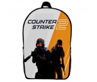 Рюкзак Контр Страйк 2 CS GO (School Gear bag Counter Strike 2 - 02) чорний, 39 х 27 х 14 см