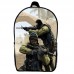Рюкзак Контр Страйк 2 CS GO (School Gear bag Counter Strike 2 - 02) черный, 39 х 27 х 14 см