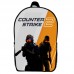 Рюкзак Контр Страйк 2 CS GO дитячий (Gear bag  Counter Strike 2 mini 01) чорний, 29 х 21 х 9 см