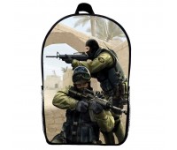 Рюкзак Контр Страйк 2 CS GO дитячий (Gear bag  Counter Strike 2 mini 02) чорний, 29 х 21 х 9 см