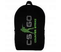 Рюкзак Контр Страйк 2 CS GO дитячий (Gear bag  Counter Strike 2 mini 03) чорний, 29 х 21 х 9 см