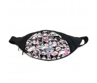 Поясная сумка бананка Хеллоу Китти Куроми (GB Kuromi Hello Kitty 02) Gear Bag черная