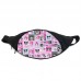 Поясная сумка бананка Хеллоу Китти Куроми (GB Kuromi Hello Kitty 04) Gear Bag черная
