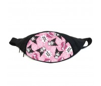 Поясная сумка бананка Хеллоу Китти Куроми (GB Kuromi Hello Kitty 03) Gear Bag черная