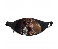Поясная сумка бананка Железный человек (GB- Ironman 09) Gear Bag черная