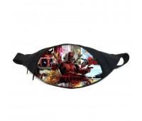 Поясная сумка бананка Дэдпул (GB - deadpool 06) Gear Bag черная