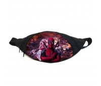 Поясная сумка бананка Дэдпул (GB - deadpool 015) Gear Bag черная