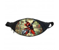 Поясная сумка бананка Дэдпул (GB - deadpool 022) Gear Bag черная