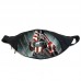 Поясная сумка бананка Капитан Америка (GB - Captain America 03) Gear Bag черная