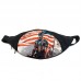 Поясная сумка бананка Капитан Америка (GB - Captain America 07) Gear Bag черная