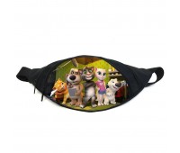 Поясная сумка бананка Говорящий Том и друзья (GB - Talking Tom 01) Gear Bag черная