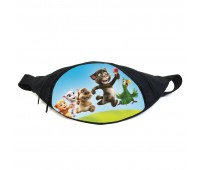 Поясная сумка бананка Говорящий Том и друзья (GB - Talking Tom 03) Gear Bag черная