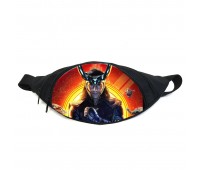 Поясная сумка бананка Локи Марвел (GB - Loki 01) Gear Bag черная